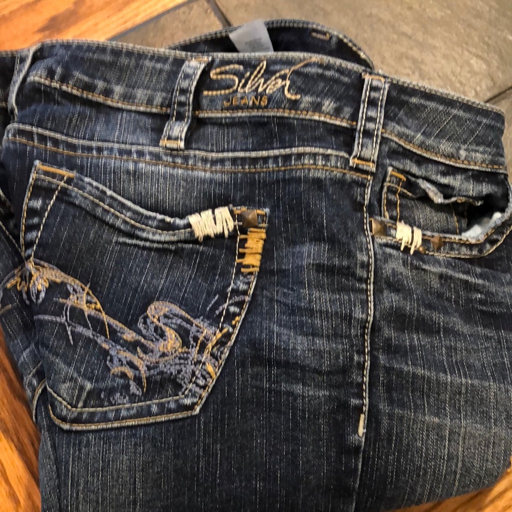 Silver jeans
